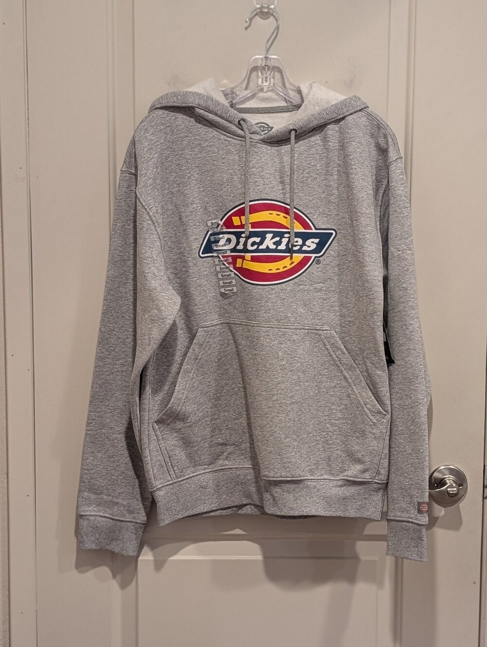Dickies Gray Crewneck Pullover Hoodie with Logo Size Small